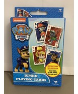 Paw Patrol Jumbo Playing Cards Nickelodeon Crazy Eights Go Fish Rummy Sn... - $216.86 MXN
