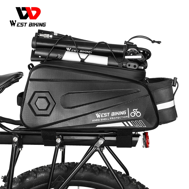 WEST BIKING Multifunctional Bicycle Rear Seat Bag Waterproof Reflective MTB Bike - £104.69 GBP