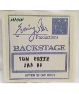 TOM PETTY - VINTAGE ORIGINAL 1979 CLOTH CONCERT BACKSTAGE PASS **LAST ONE** - $372.81 MXN