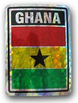 Ghana Country Flag Reflective Decal Bumper Sticker - £2.26 GBP