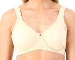 Breezies Underwire Unlined Floral Jacquard Support Bra- Sandstone, 38C - $23.76