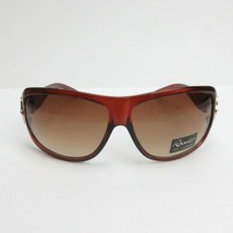 Rouvier woman Sunglasses red classic oversized shape smoked lenses faded color - £14.14 GBP