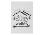 Nalized wall decals stay wild nature inspired print removable polyester home decor thumb155 crop