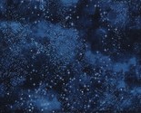 Cotton Stars Starry Night Sky Galaxy Space Fabric Print by the Yard D781.36 - £11.85 GBP