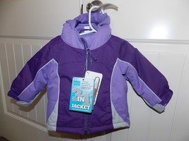 The Children&#39;s Place ThermoLite Plus All Weather Jacket PURPLE Size 9-12... - $655.06 MXN