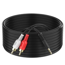 3.5Mm To Rca Cable 10Ft, 3.5Mm Trs Male To 2Rca Male Stereo Y Splitter R... - $17.99