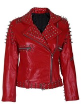 SpecificationMaterial RED Real LeatherInner: Viscose LiningFront: Zippe - $323.19