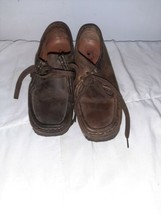 Clarks Originals 38257 WALLABEE Women Brown Beeswax Chukka Boots size 7M - £32.23 GBP