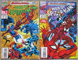 WEB OF SPIDER-MAN #s 102 &amp; 103 (1985 Series) Marvel Comics - Maximum Carnage NM - £21.34 GBP