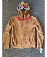 Rudolph Zip Up Hoodie Size S - $1,137.60 MXN