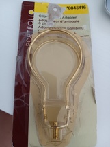 Portfolio Clip-On Bulb Adapter Brass Finish  - $12.50