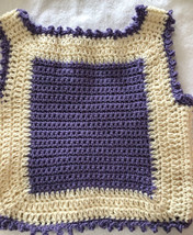 Hand Made Vintage Inspired Crochet Vest Ladies - £38.36 GBP
