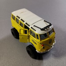 Maisto 1:40 Volkswagen Samba Off-road Van Yellow Adventure Force Diecast - $11.85