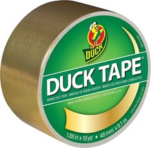 Duck Brand 280748 Metallic Color Duct Tape, Gold, 1.88 Inches X 10... - $17.99