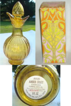	 Avon Amber Cruet Charisma Foaming Bath Oil Decanter - $6.00