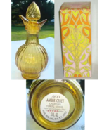 	 Avon Amber Cruet Charisma Foaming Bath Oil Decanter - £4.72 GBP