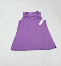 Amethyst Just Be Keyhole Sleeveless Purple Tank Top Tee Shirt Size S  NWT - $13.00
