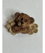 1994 Boyds Bears PIN ANGEL WINGS Crossed Arms Bearwear and Friends Brooch - $12.95