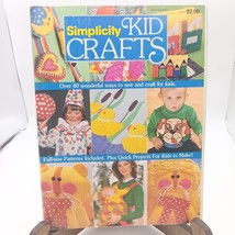 Vintage Sewing Patterns Magazine, Simplicity Kid Crafts 1981 - £6.14 GBP
