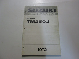 1972 Suzuki Motorcycle TM250J Part Catalog Manual FACTORY OEM 1972 - $69.95