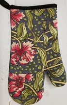 1 Kitchen Jumbo Printed Oven Mitt (7&quot; X 12&quot;) With Neoprene Floral Design Home - £14.22 GBP