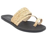 Journee Collection Women Raffia Slide Sandals Zindy Size US 6.5 Natural ... - $25.74