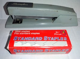 Swingline Stapler Vintage 94-41 Gray Made in USA - £10.45 GBP