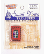 Vintage Dollhouse Miniature Christmas Ornaments Boxed Small Town Treasur... - $16.00