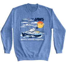 Jaws Amity Island Regatta Sweater Yacht Sailing Boat Shark Attack Sweats... - £37.15 GBP+