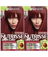 Garnier Hair Color Nutrisse Ultra Color Nourishing Creme R3 Light Intense  - $729.73 MXN