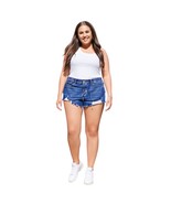 Lucky Brand Ripped Blue Jean Denim Shorts Size 18 - $34.65