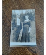1914 Real Photo Postcard Oliver &amp; Alma Henson Colebrook New Hampshire - $13.99
