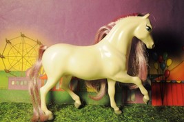 White Horse Pony w/Purple Hair fits Fisher Price Loving Family Dollhouse Dolls - £3.81 GBP