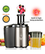 JuiceMax 800W Centrifugal Juicer – Whole Fruit Chute, BPA-Free, Easy Cle... - $57.99