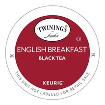 Twinings English Breakfast Black Tea 24 to 144 Count Keurig Kcups Pick Any Size  - £19.56 GBP+