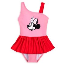 Disney Minnie Mouse Red Two-Piece Swimsuit for Girls 7/8 - £22.94 GBP