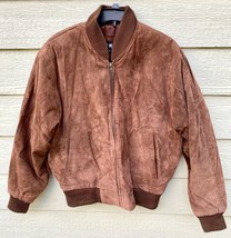 VINTAGE WEAR ME OUT MEN&#39;S LEATHER BOMBER JACKET - SIZE SMALL - $70.13