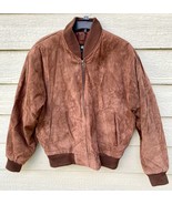 VINTAGE WEAR ME OUT MEN&#39;S LEATHER BOMBER JACKET - SIZE SMALL - $1,335.02 MXN