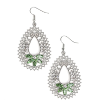 Paparazzi Instant Reflect Green Earrings - New - £3.52 GBP