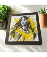 Pocahontas Art Piece 3D Printed HueForge - With FRAME! 3D ART - $485.32 MXN