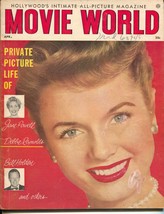 Movie World-John Wayne-Debbie Reynolds-Bogarts-April-1955 - £34.76 GBP