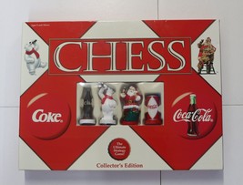 Classic Santa Polar Bear Coca-cola Coke Collector Edition Chess Set - £12.56 GBP