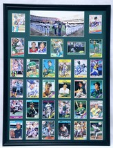 1989 Oakland A&#39;s World Series Champions Team Signed Framed 18x24 Photo Display - £470.71 GBP
