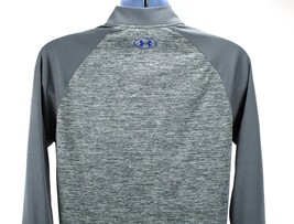 Under Armour 1/4 Zip Activewear Long Sleeve Shirt Mens Sz L Gray Athleti... - $23.76