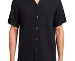 Theory Men&#39;s Noll Short Sleeve Summer Linen Button-Up Camp Shirt in Balt... - $79.99