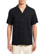 Theory Men&#39;s Noll Short Sleeve Summer Linen Button-Up Camp Shirt in Balt... - £63.74 GBP