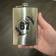 8oz Football 87 Flask Stainless Steel - $21.55