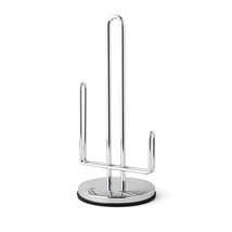 Chrome Paper Towel Holder with Non-Slip Base  Sturdy 13.7 Inch - £21.34 GBP