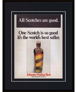 1968 Johnnie Walker Red Scotch 11x14 Framed ORIGINAL Vintage Advertisement - £34.94 GBP