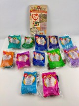 Vintage 1999 Lot Of 12 Mc Donalds Happy Meal Toys Ty B EAN Ie Babies Complete New - £31.53 GBP